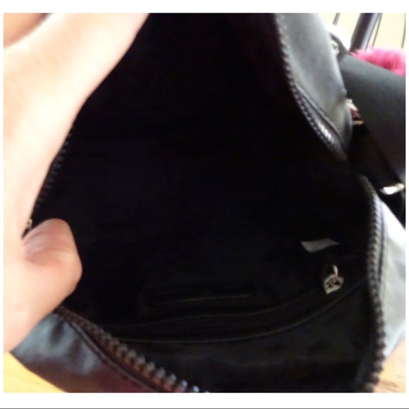 Juicy Couture Black Coated Canvas Bag Key Fob NWT - Picture 6 of 8